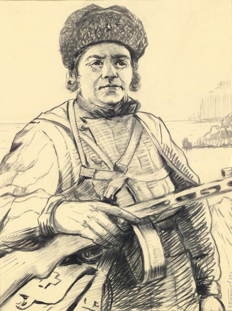 Баранов В.Г. Портрет медсестры. 1968 Баранов В.Г. Портрет медсестры. 1968